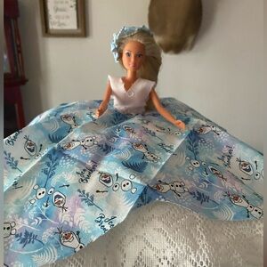 Frozen Themed Doll with Blue Dress
